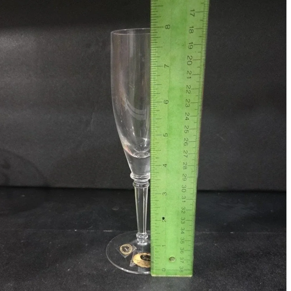 Simpsons Hungarian Champagne Flute, Replacement Toasting Glass, 24% Lead Crystal